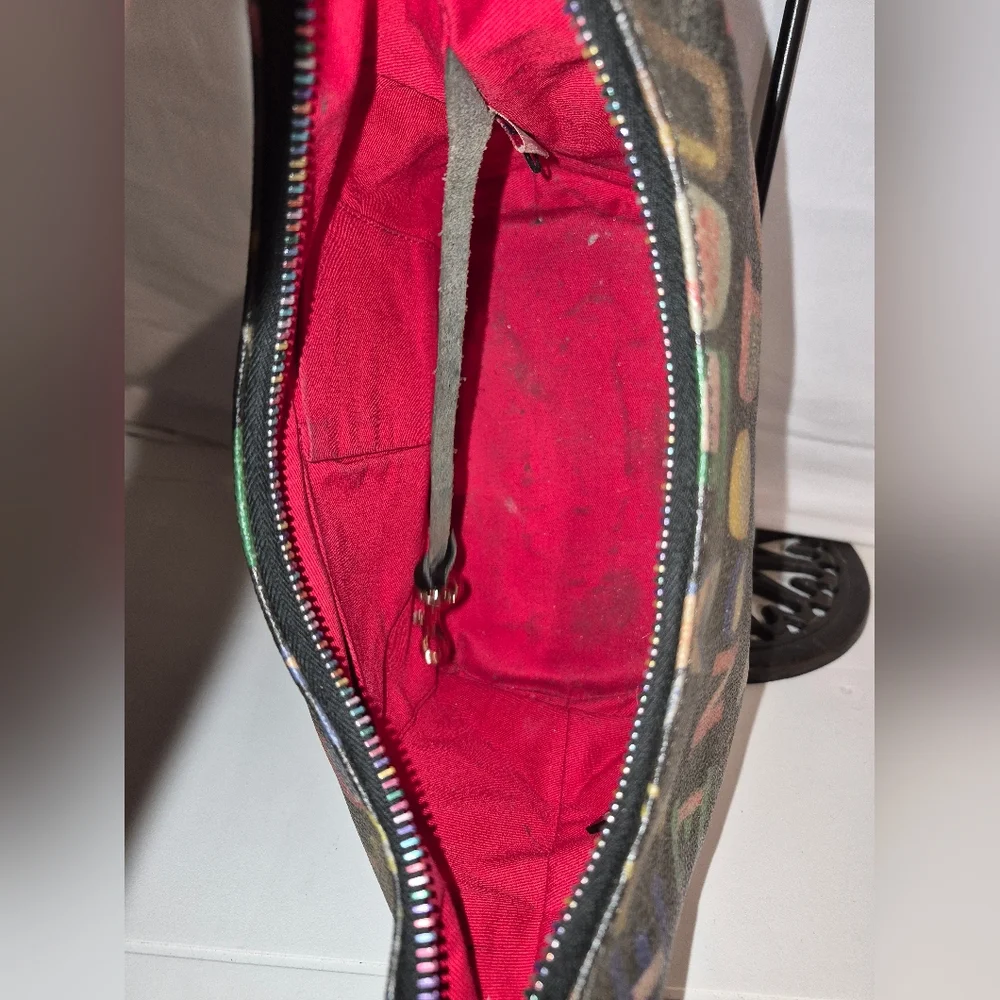Vintage Y2k Dooney & Bourke Multicolor Hobo Bag